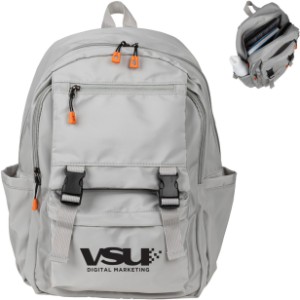 Midtown Urban Laminated Polyester Backpack - AR1527