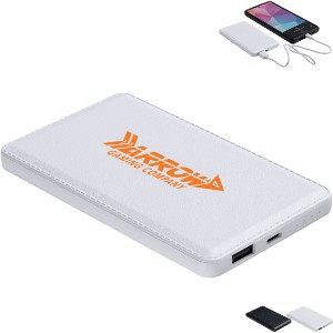 Sovereign Wireless Charging Power Bank w/ Recycled Case, 4000mAh - AR1516