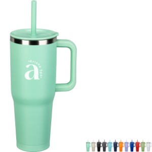 SENSO™ Summit Insulated Stainless Steel Travel Mug w/ Press-In Straw Lid, 40oz. - AR1526