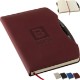 Arc Hard Cover Journal w/ Pen, 6-1/4" x 8-3/8"