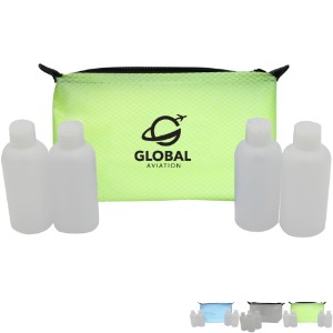 Travel Kit w/ MicroHalt Fillable Bottles - AK8433