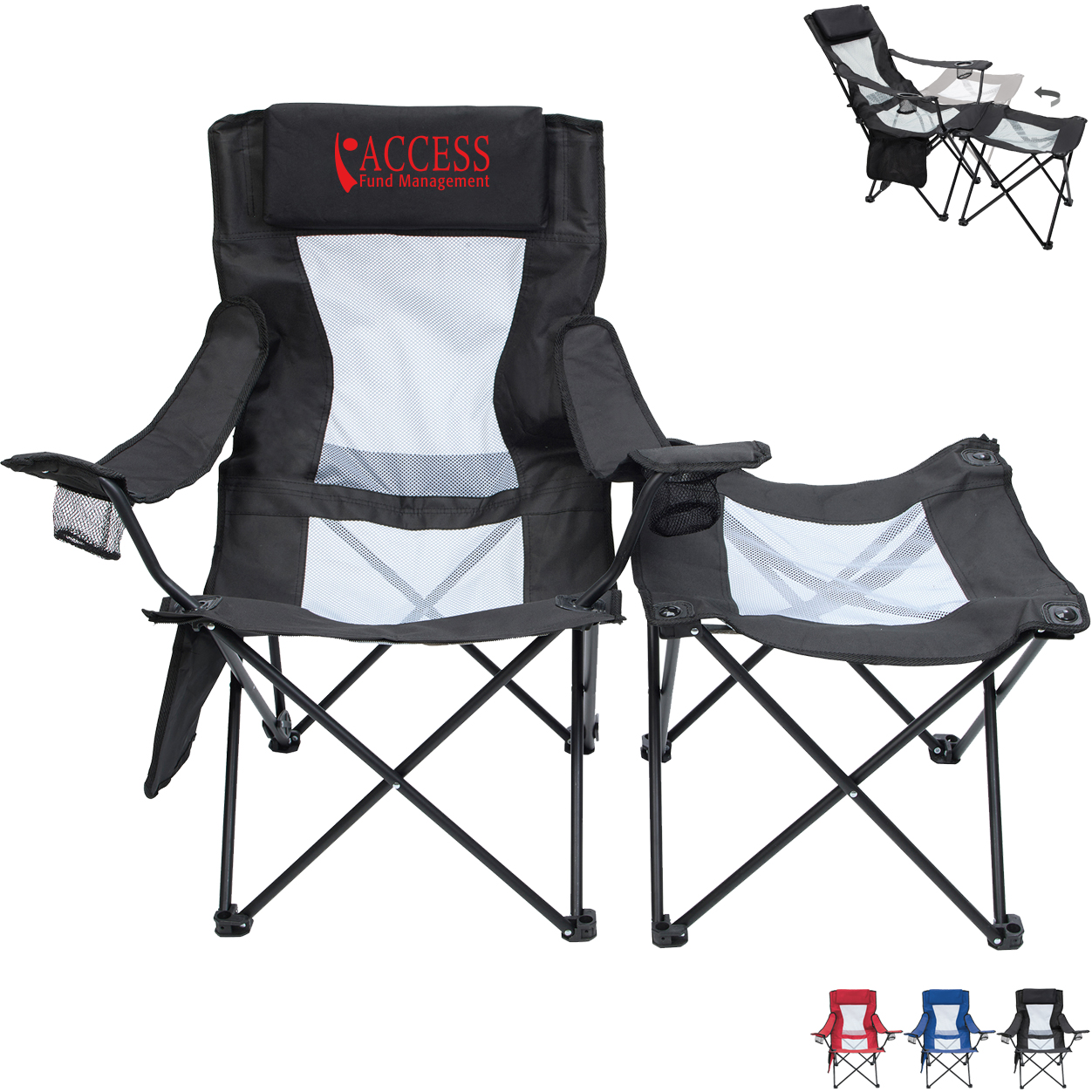 Product Photo 1 Mesh 2-in-1 Adirondack Chair and Table