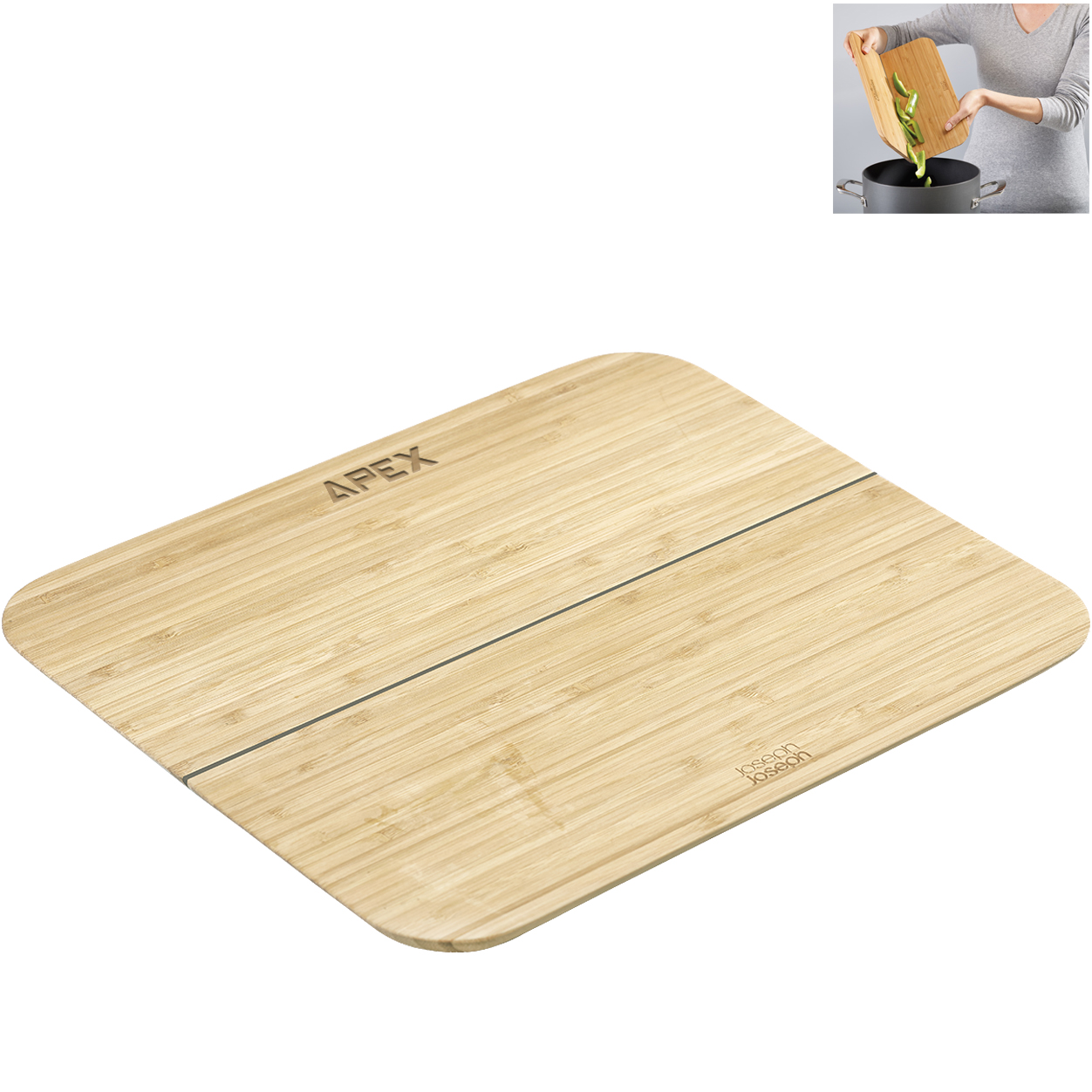 Product Photo 1 Joseph Joseph® Chop2Pot™ Bamboo Fold Cut Board