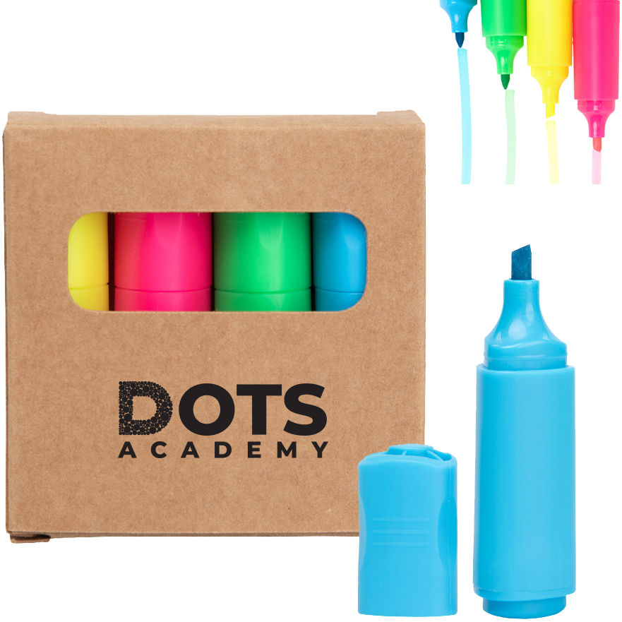 Product Photo 1 Four-Piece Mini Highlighter Set