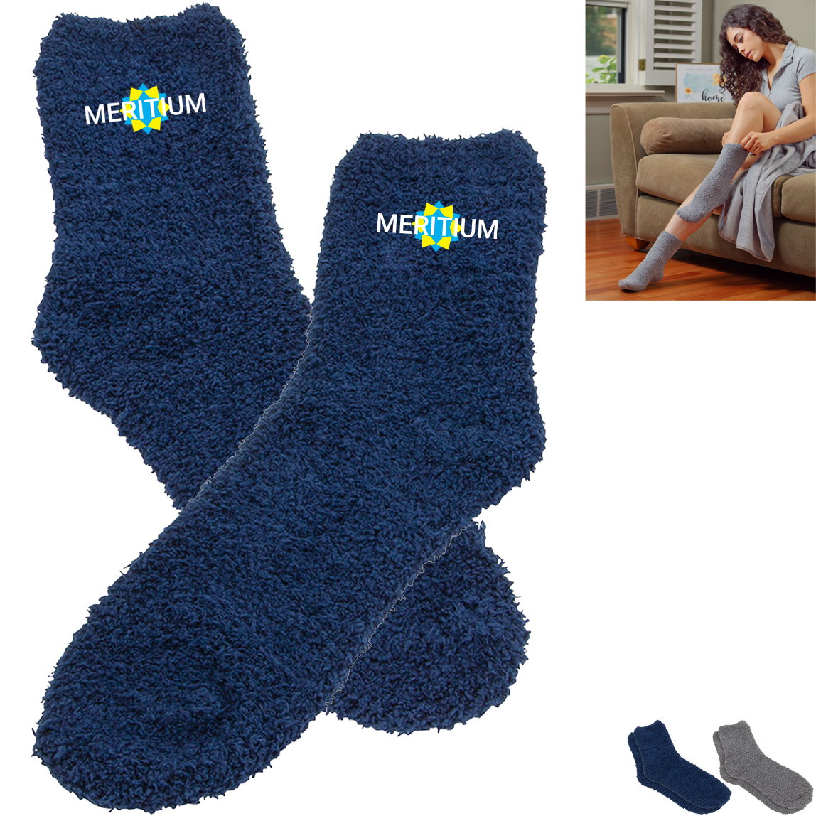 Product Photo 1 BeWell™ Cozy Comfort Fleece Socks