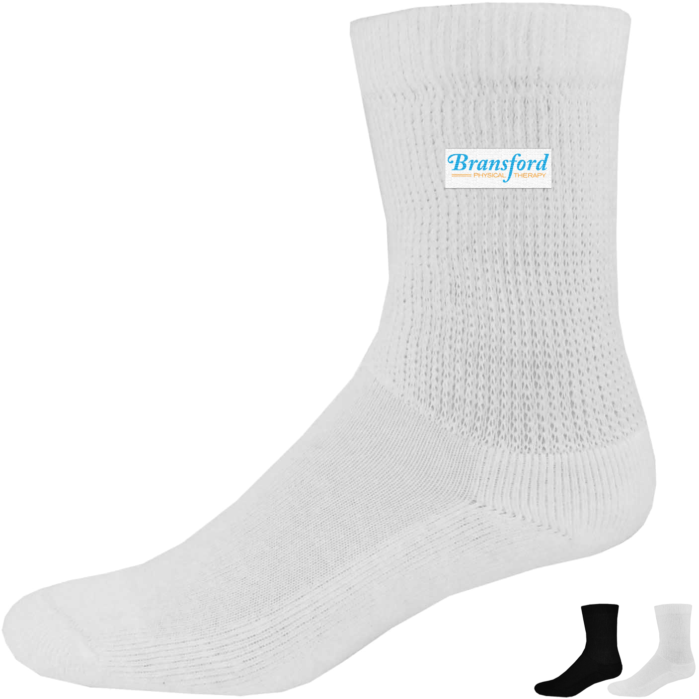 Product Photo 1 Non-Binding Cotton Blend Athletic Crew Socks
