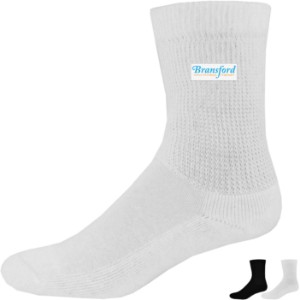 Non-Binding Cotton Blend Athletic Crew Socks - SE1103