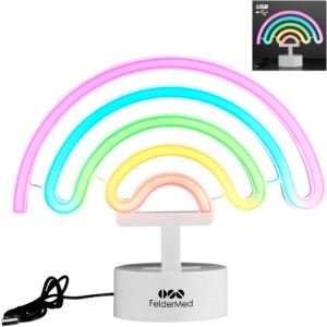 Rainbow LED Neon USB Tabletop Light - AH1935
