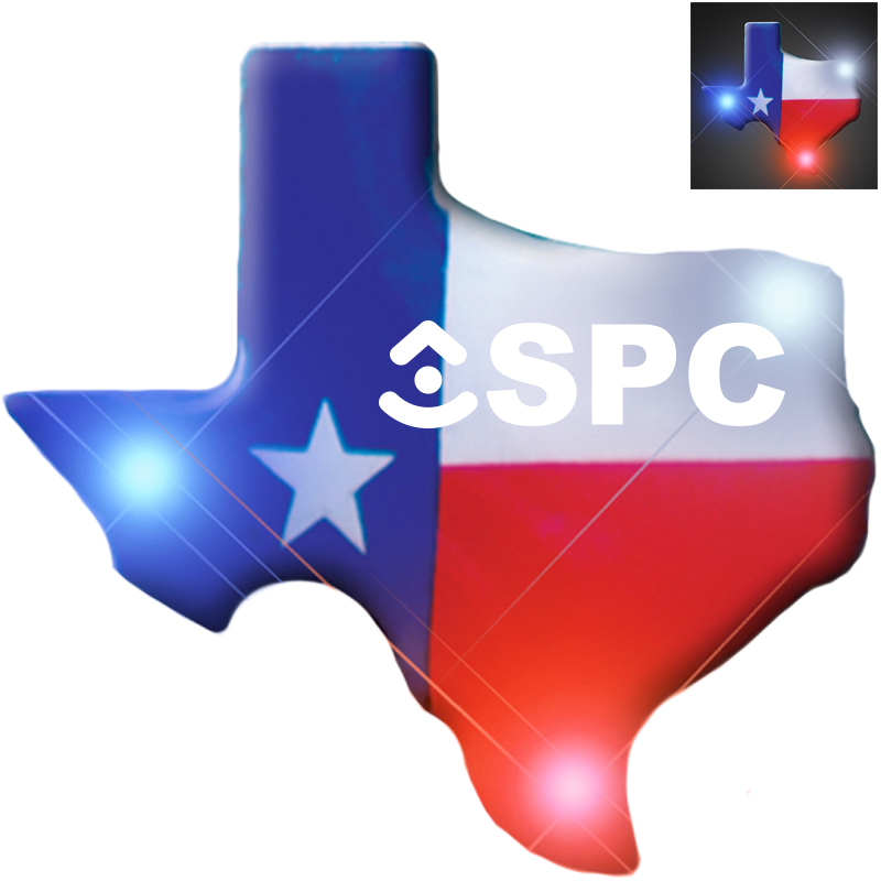 Product Photo 1 Texas Patriotic Flashing LED Lapel Pin