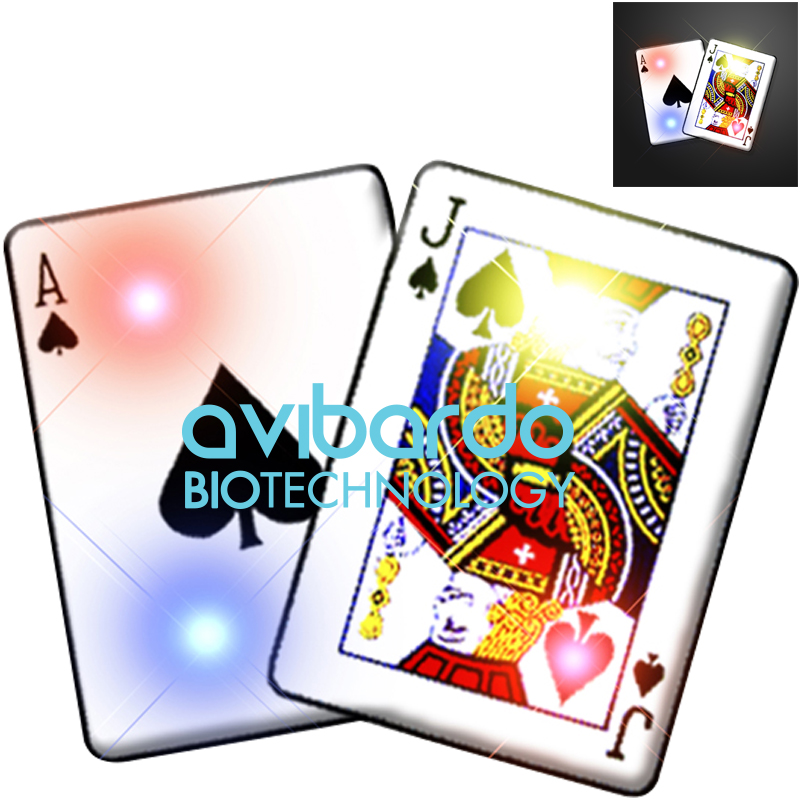 Product Photo 1 Black Jack Flashing LED Lapel Pin