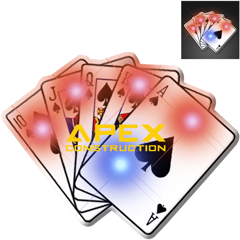 Product Photo 1 Royal Flush Flashing LED Lapel Pin