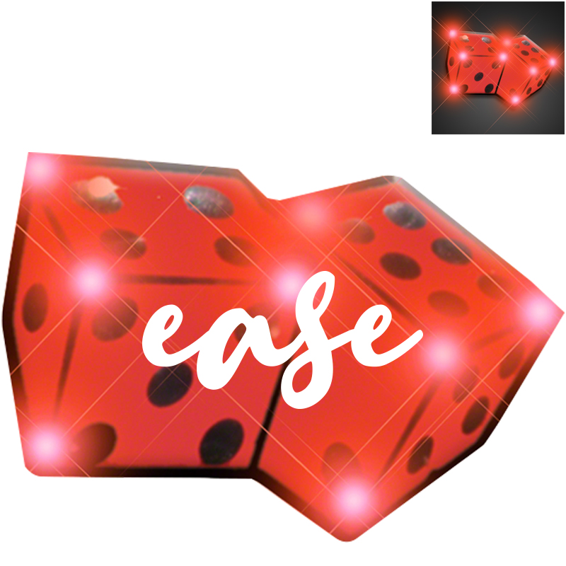 Product Photo 1 Dice Flashing LED Lapel Pin