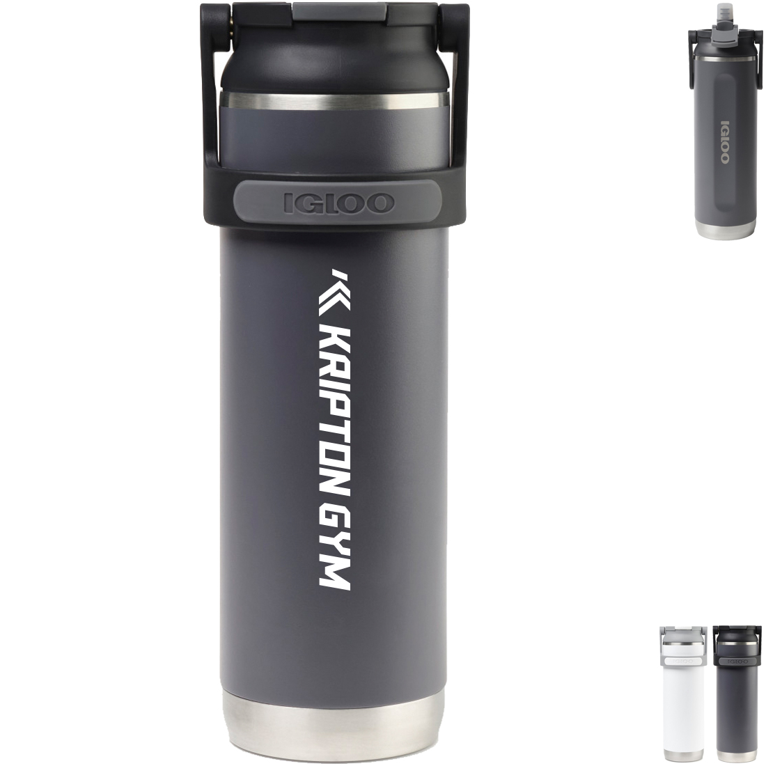 Product Photo 1 Igloo® Sport Sipper Recycled Stainless Steel Bottle, 20oz.
