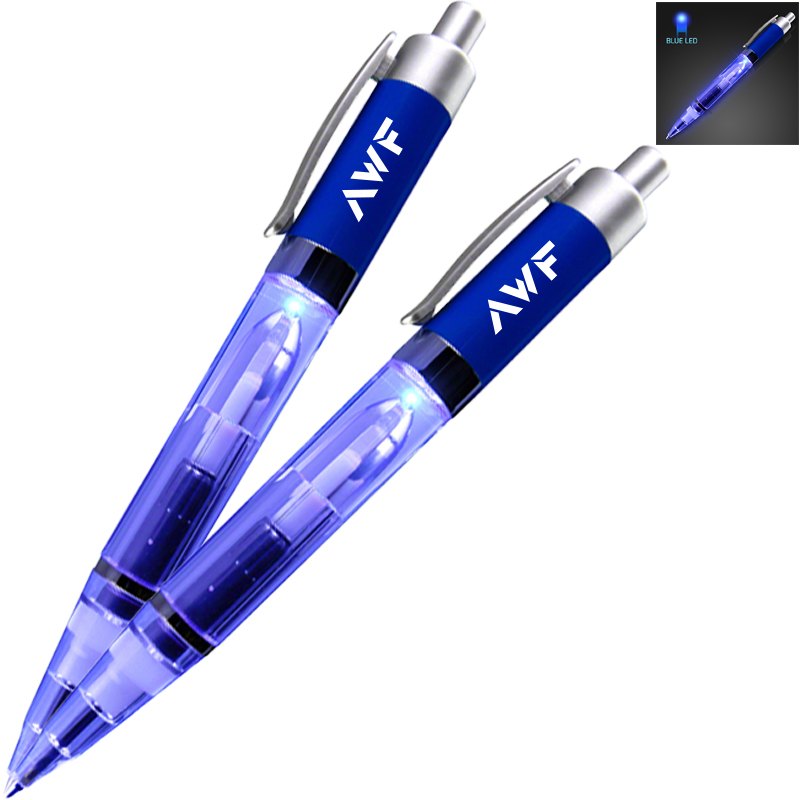 Product Photo 1 Click Action Light Up Barrel Pen
