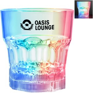 Light Up LED Plastic Whiskey Glass, 8oz. - AH1885