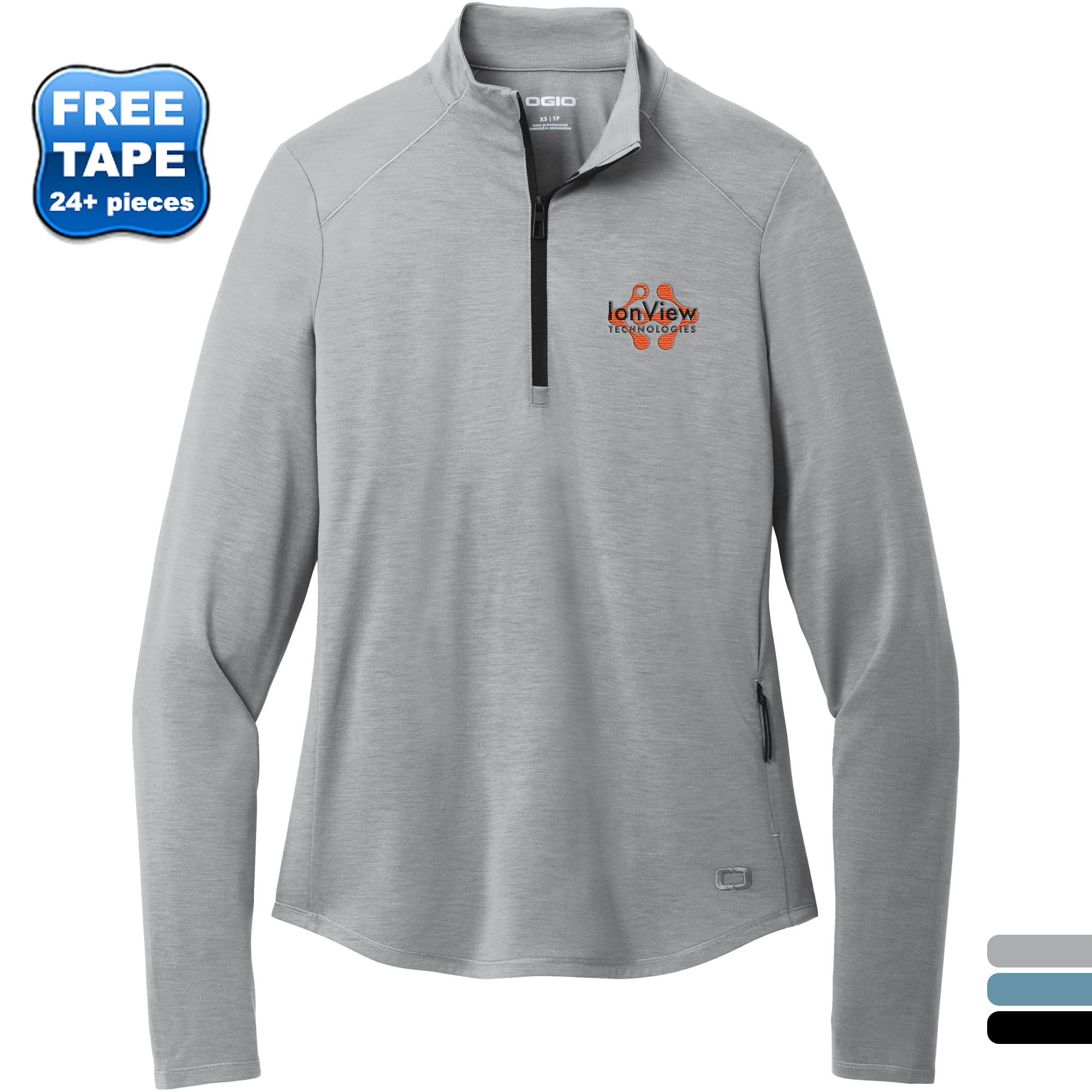 Product Photo 1 OGIO® Motion Tri-Blend Ladies' Performance 1/4-Zip