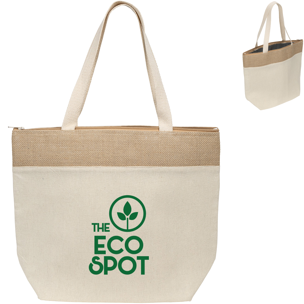 Product Photo 1 Savanna Jute & Recycled Cotton Cooler Tote