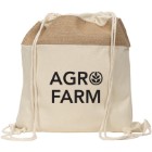 Photo 4 Savanna Jute & Recycled Cotton Drawstring Backpack