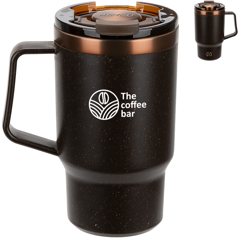 Product Photo 1 NAYAD® Cortado Coffee Grounds Recycled Polypropylene Mug, 16oz.