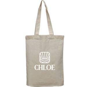 Lightweight Natural Cotton Tote Bag with Bottom Gusset - SB2551