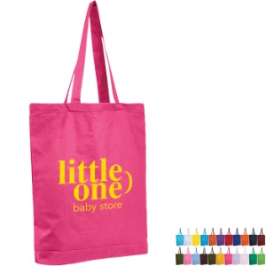 Economical Colored Tote Bag with Bottom Gusset - SB2557