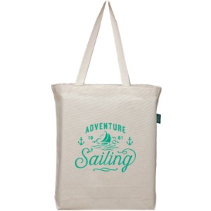 Organic Medium Cotton Tote Bag with Bottom Gusset - SB2561