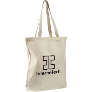 Promotional Natural Tote bag with Bottom Gusset - SB2562
