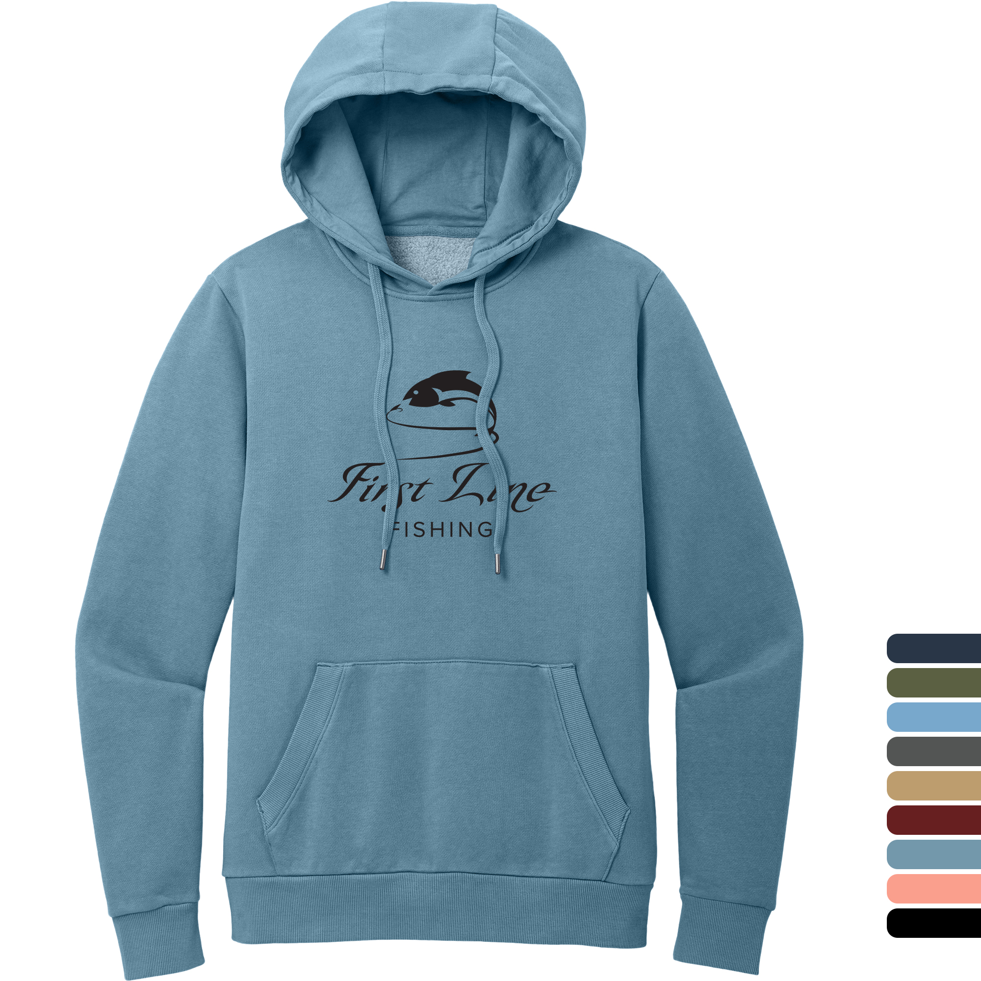 Product Photo 1 District® District Wash™ Fleece Cotton/Poly Unisex Hoodie