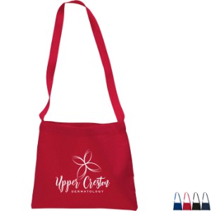 Small Canvas Colored Messenger Bag with Long Handles - SB2574