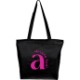 Medium Canvas Colored Zipper Tote Bag