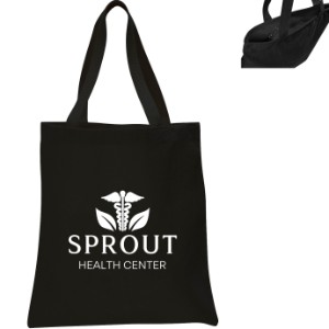 Zippered Colored Promotional Tote Bag - SB2583
