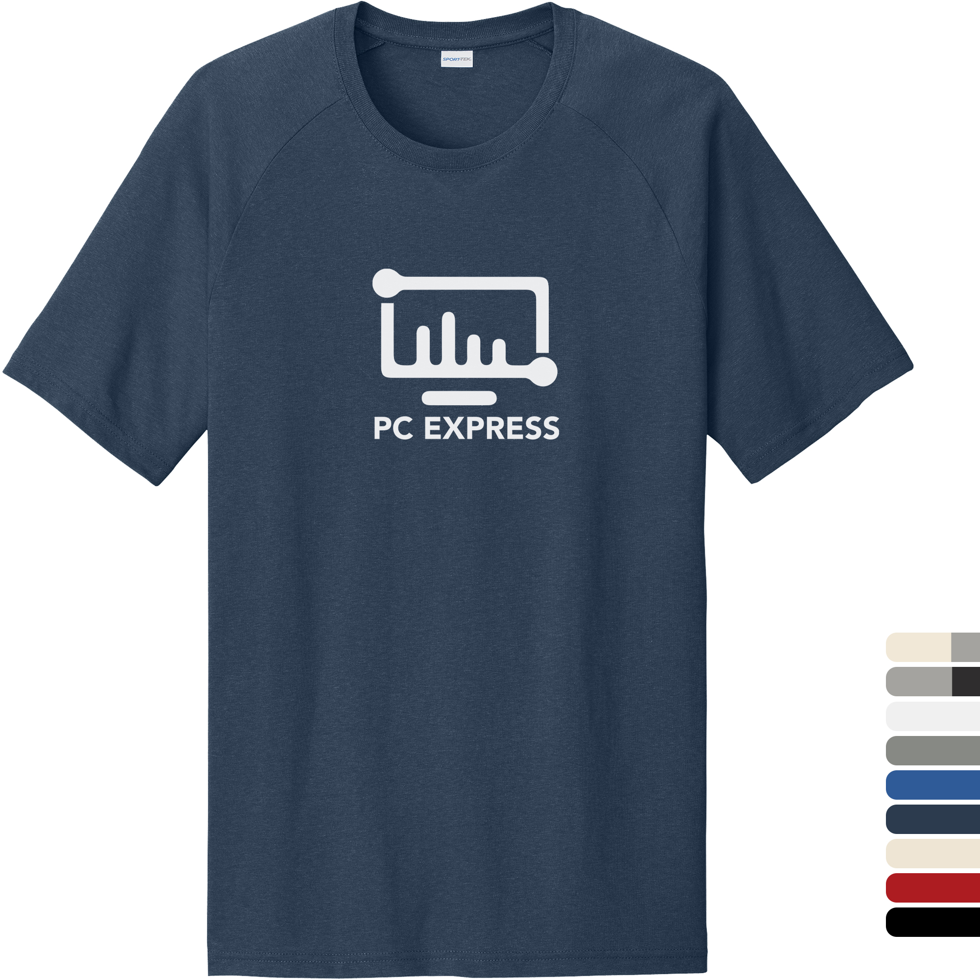 Product Photo 1 Sport-Tek® Halftime Cotton/Poly Raglan Unisex Tee