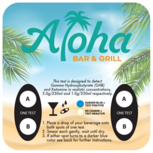 Drink Spiking Drug Detection Coaster - JC1500