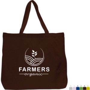 Colored Cotton Jumbo Tote Bag - SB2595