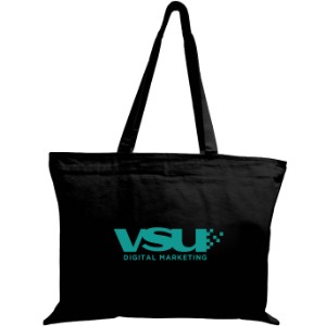 Basic Cotton Colored Zipper Tote Bag - SB2601