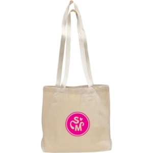 Large Natural Canvas Messenger Bag with Bottom Gusset - SB2606