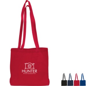 Large Colored Canvas Messenger Bag with Bottom Gusset - SB2607