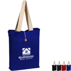 ButtonUp Color Canvas Tote - SB2608