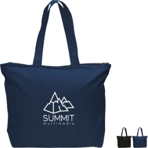 Zipper Cotton Tote Bag - SB2614