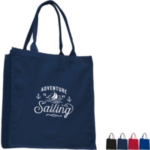 Colored Canvas Fancy Shopper Bag - SB2617