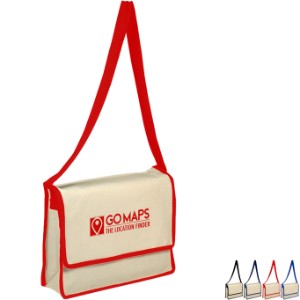 Canvas Colored Messenger Bag - SB2619