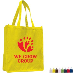 Large Cotton Colored Book/Tote Bag - SB2624