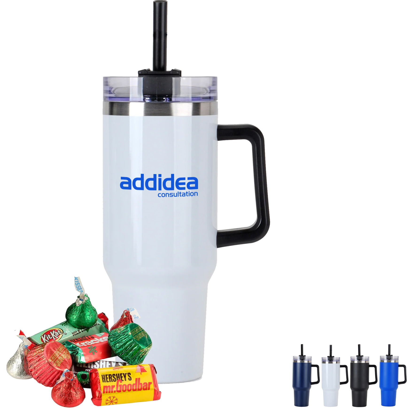 Product Photo 1 Hershey's® Holiday Mix & Tapered Tumbler w/ Straw Gift Set