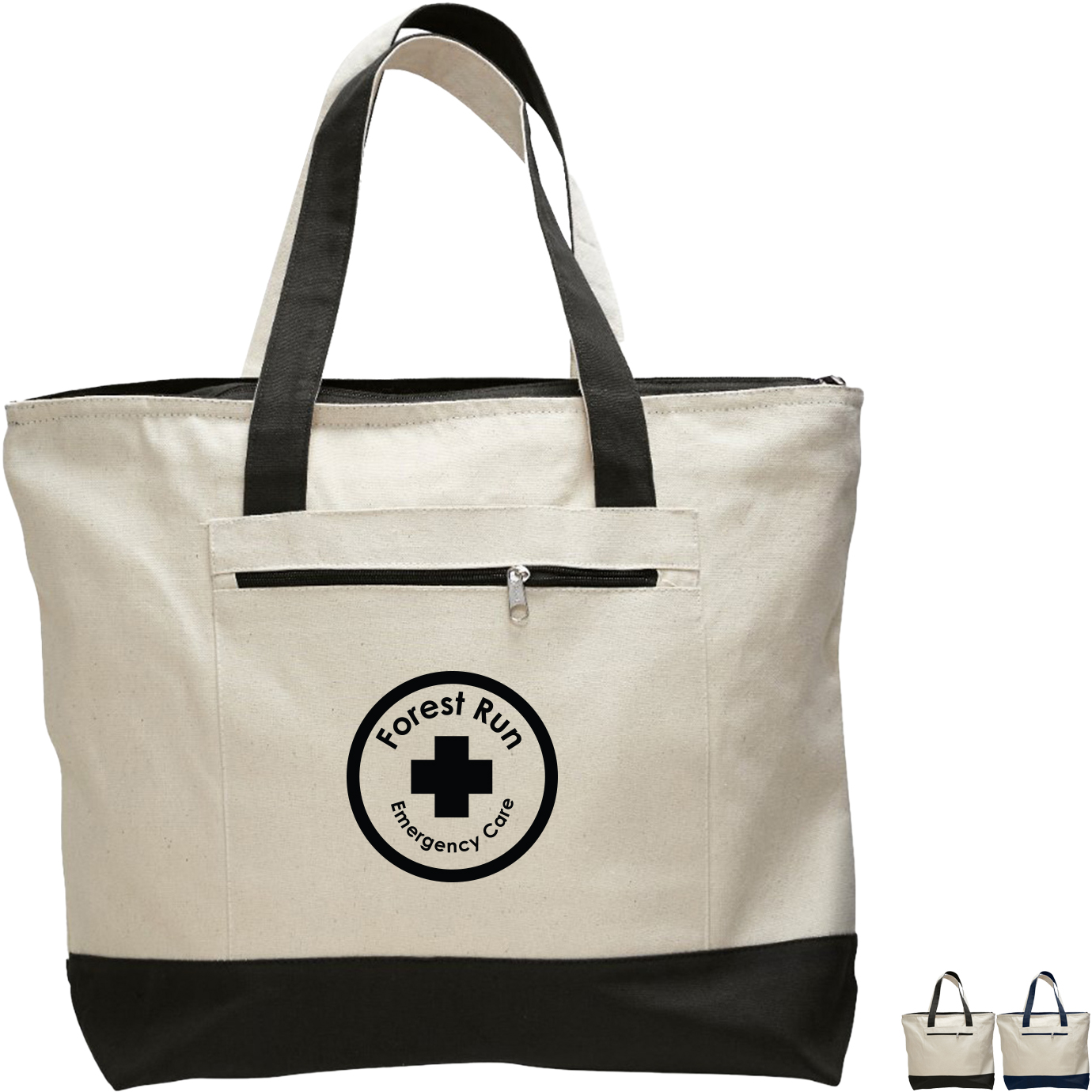 Product Photo 1 Cotton Tote Bag with Zipper