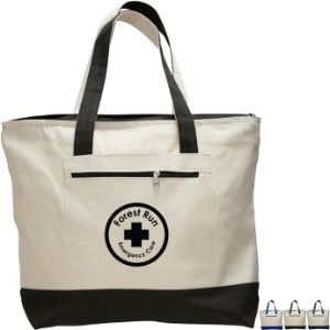Cotton Tote Bag with Zipper - SB2636