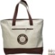 Zipper Cotton Colored Tote Bag