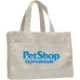 Classy Natural Tote Bag with Contrasting Handles and Trim