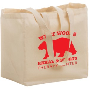 Lightweight Cotton Natural Grocery Tote - SB2510
