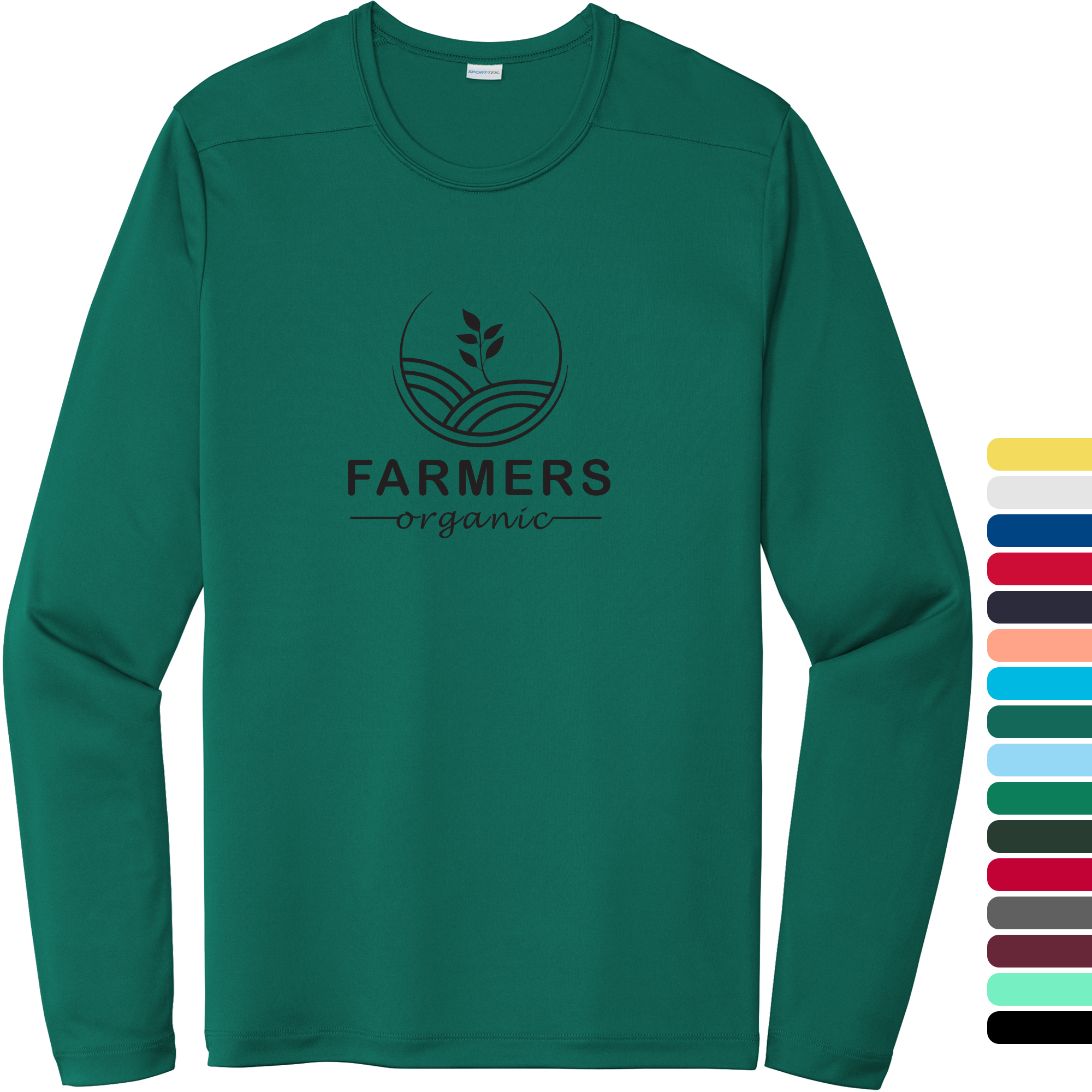 Product Photo 1 Sport-Tek® Posi-UV® Pro Poly Long Sleeve Men's Tee