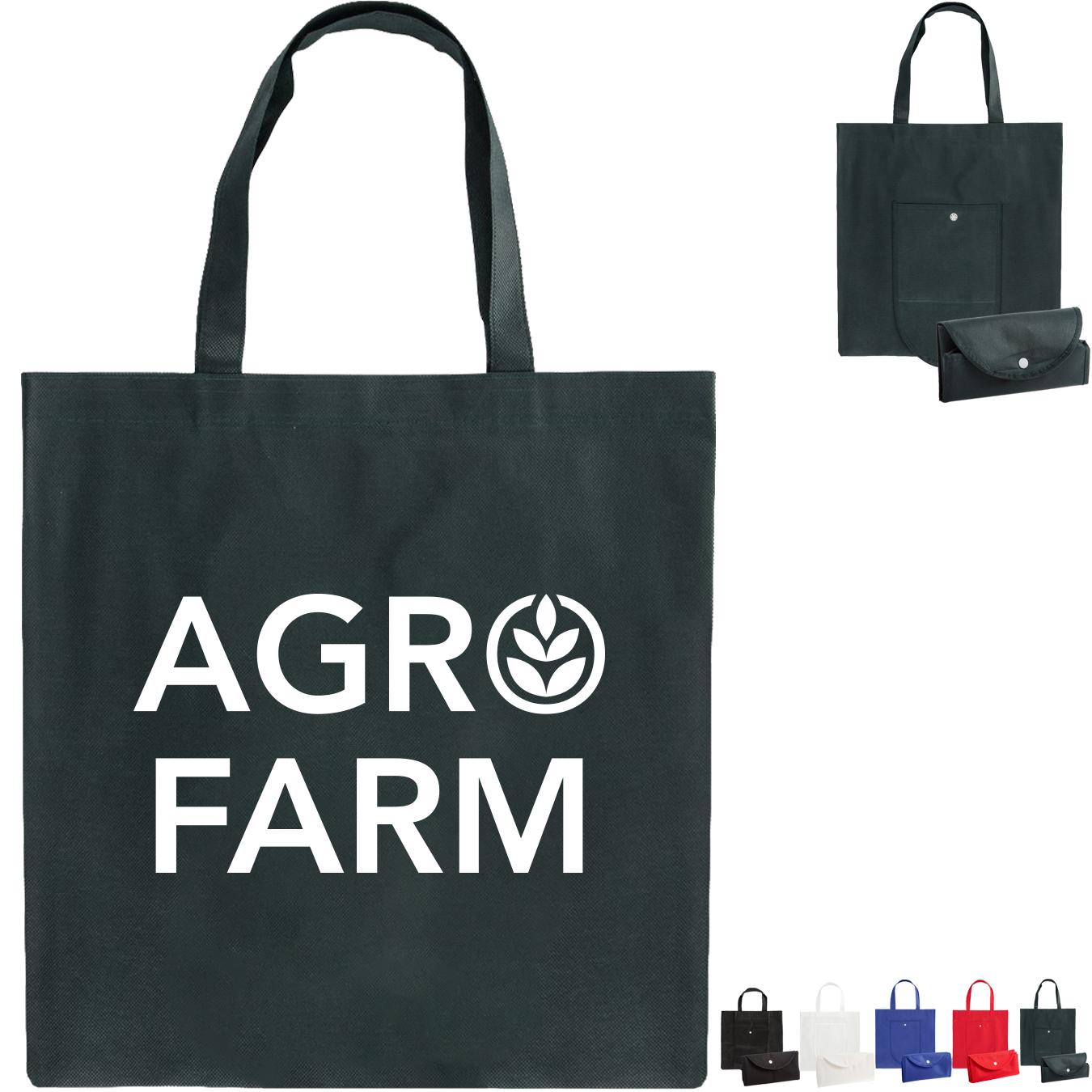 Product Photo 1 Foldable Colored Non-Woven Tote